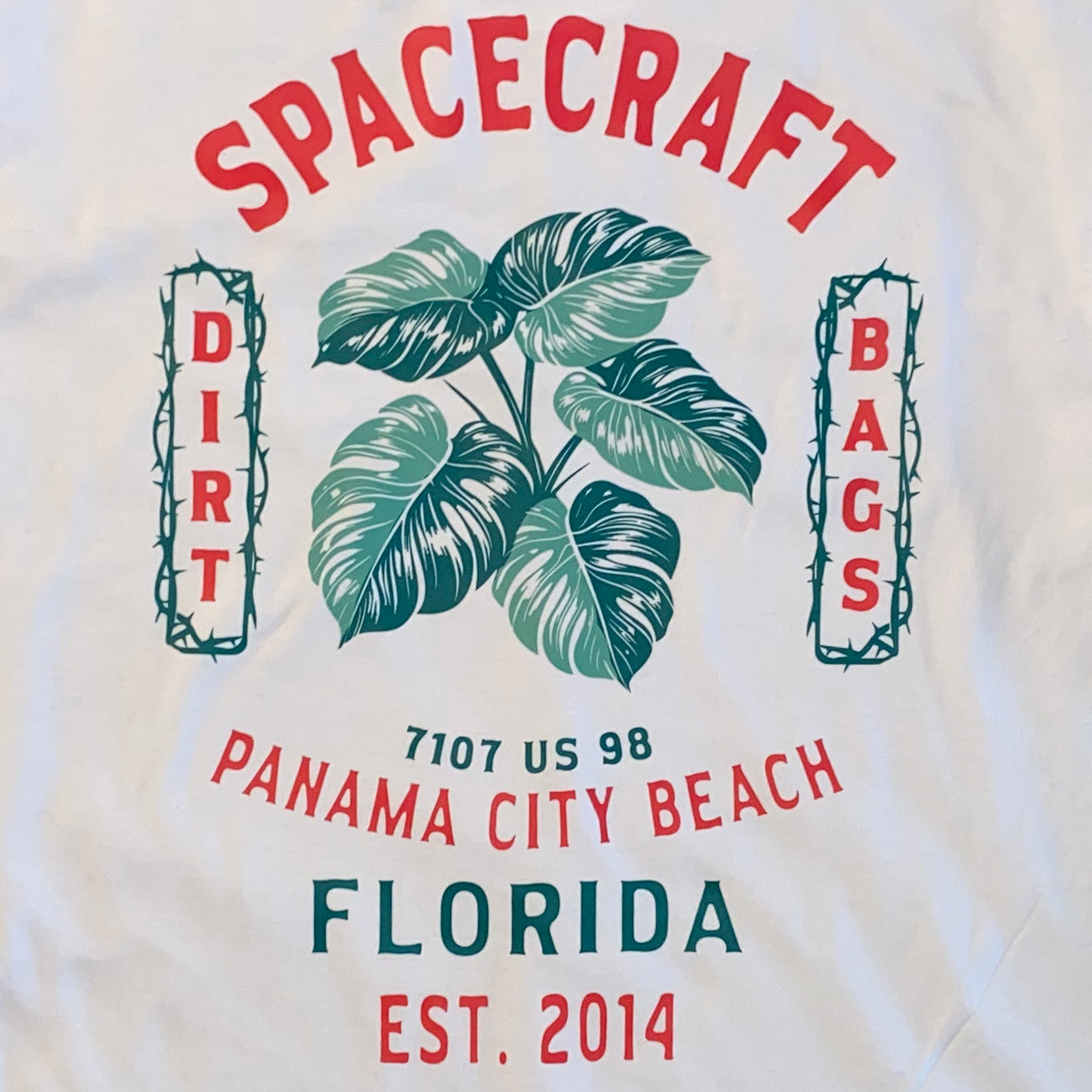 SPACECRAFT DIRT BAGS PCB WHITE TEE