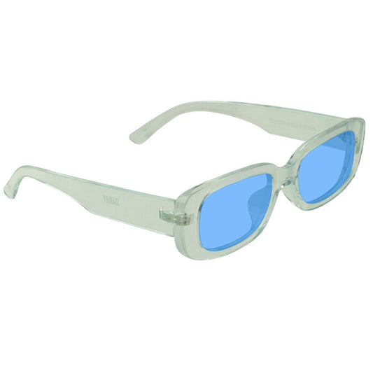 GLASSY DARBY POLARIZED SUNGLASSES (ICE/BLUE LENS)