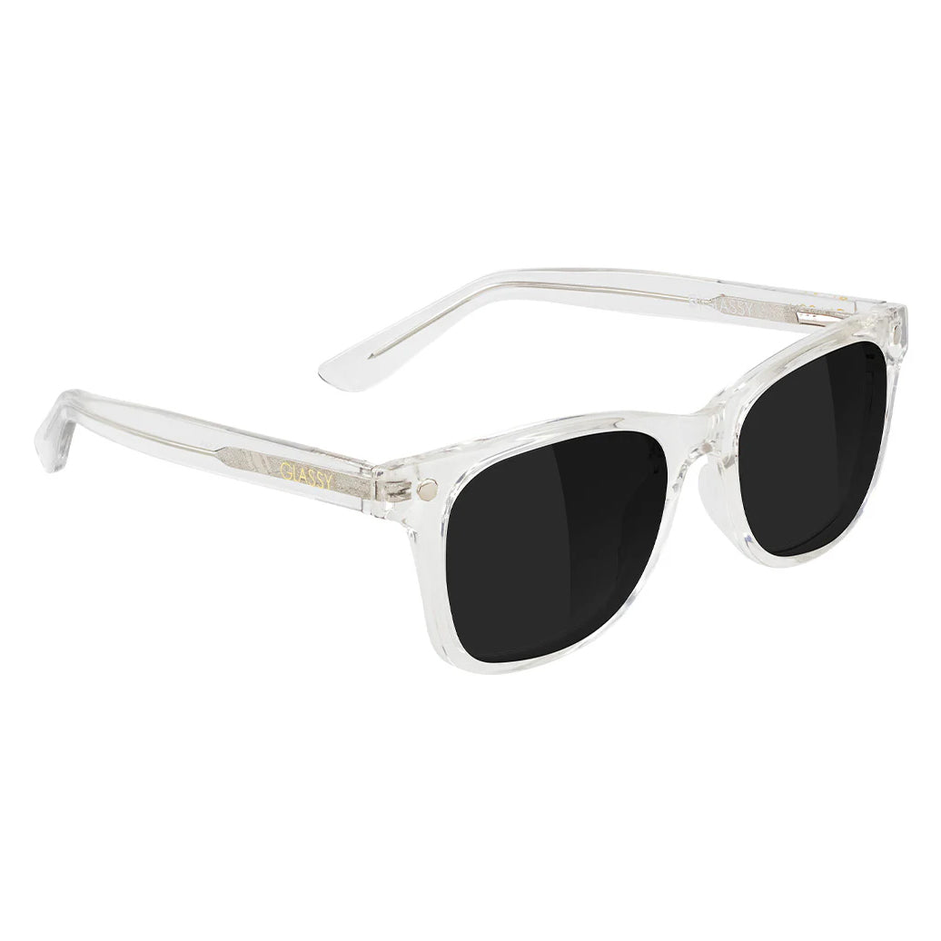 GLASSY HARPER PREMIUM POLARIZED SUNGLASSES (CLEAR)