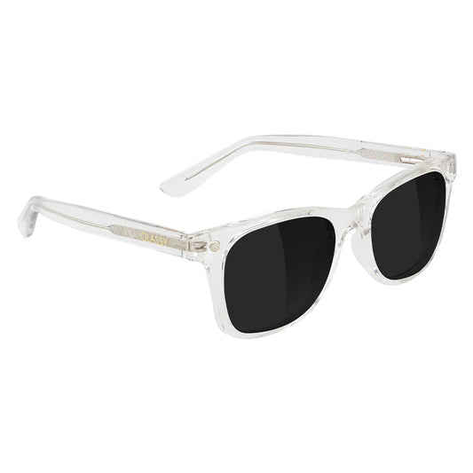 GLASSY HARPER PREMIUM POLARIZED SUNGLASSES (CLEAR)