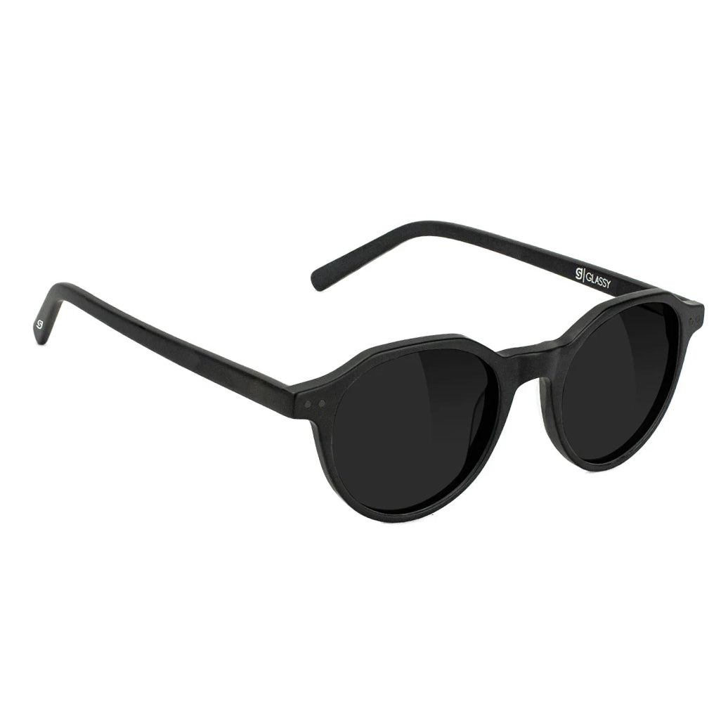 GLASSY OLSEN PLUS PREMIUM POLARIZED SUNGLASSES (MATTE BLACK)