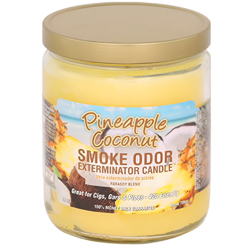 SMOKE ODOR EXTERMINATOR CANDLE 13OZ PINEAPPLE COCONUT