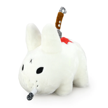 Load image into Gallery viewer, BACKSTAB LABBIT 14&quot; PLUSH BY FRANK KOZIK- WHITE
