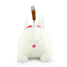 Load image into Gallery viewer, BACKSTAB LABBIT 14&quot; PLUSH BY FRANK KOZIK- WHITE
