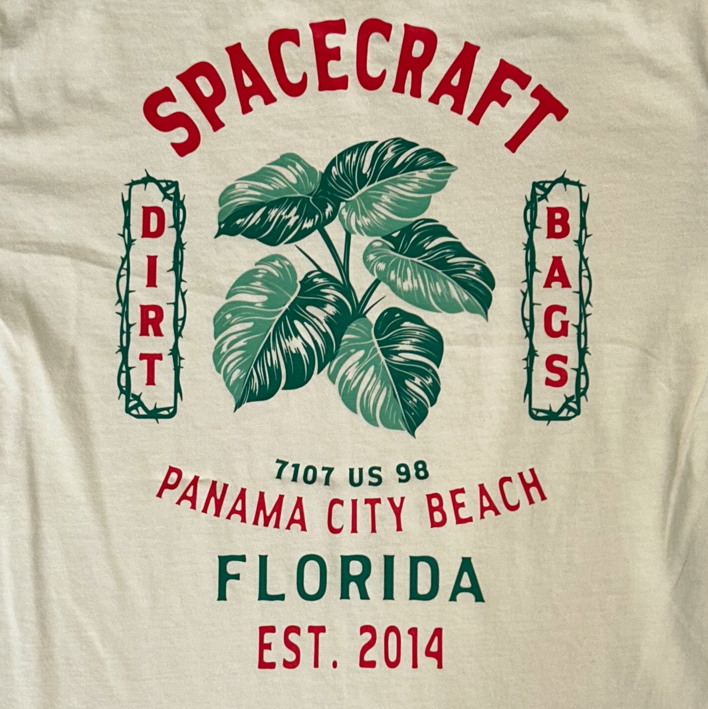 SPACECRAFT DIRT BAGS PCB IVORY TEE