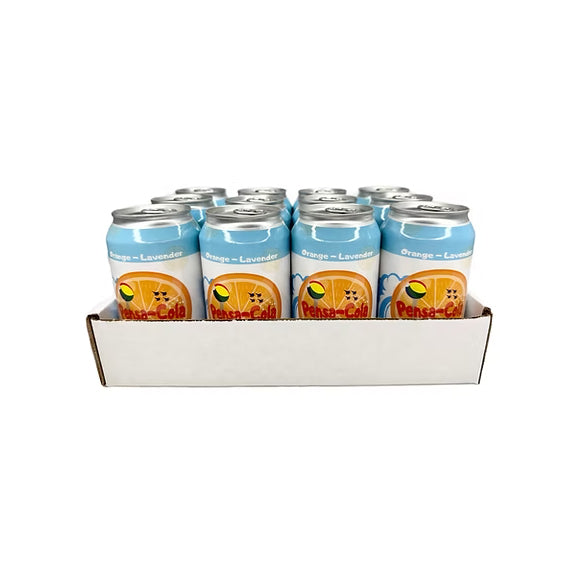 PENSA-COLA ORGANIC SODA - ORANGE LAVENDER (12 PACK)