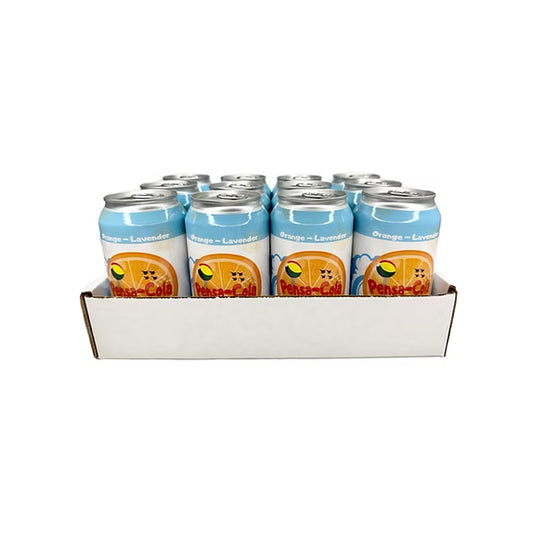 PENSA-COLA ORGANIC SODA - ORANGE LAVENDER (12 PACK)