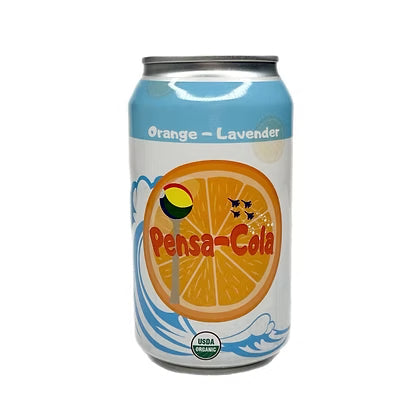 PENSA-COLA ORGANIC SODA - ORANGE LAVENDER (CAN)
