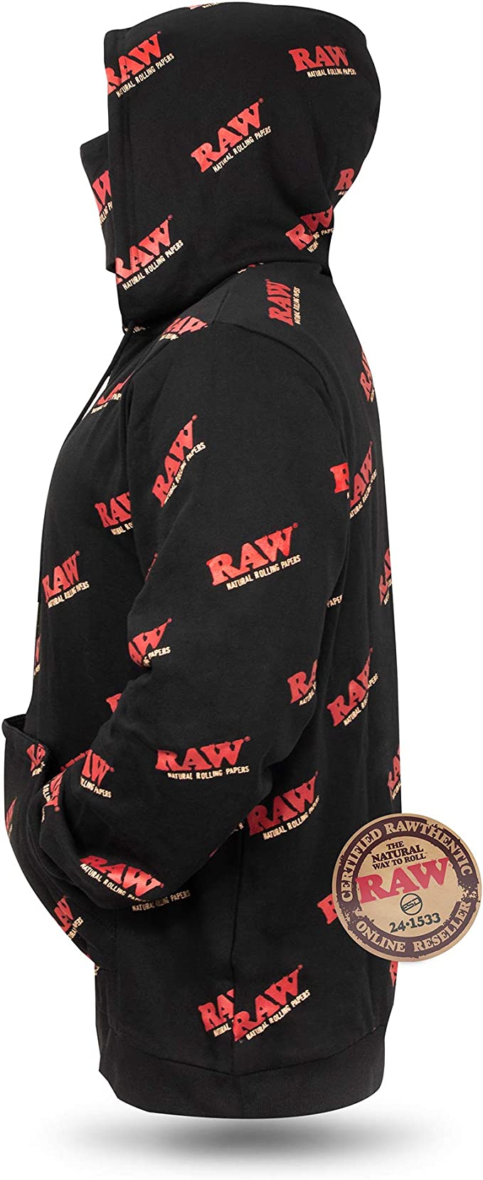 Raw sale paper hoodie