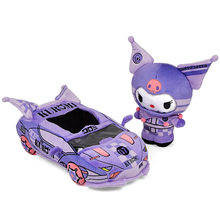Load image into Gallery viewer, HELLO KITTY® AND FRIENDS TOKYO SPEED RACER KUROMI 13&quot; INTERACTIVE PLUSH
