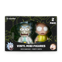Load image into Gallery viewer, RICK &amp; MORTY - 3&quot; VINYL FIG RICK W/ RAYGUN &amp; MORTY 2 PACK
