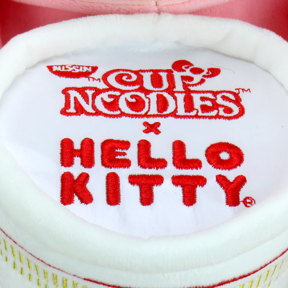 HELLO KITTY - MEDIUM PLUSH - NISSIN CUP NOODLES X HELLO KITT PORK CUP NOODLE