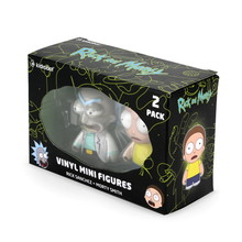 Load image into Gallery viewer, RICK &amp; MORTY - 3&quot; VINYL FIG RICK W/ RAYGUN &amp; MORTY 2 PACK
