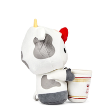 Load image into Gallery viewer, NISSIN CUP NOODLES &amp; HELLO KITTY BEEF CUP 16&quot; INTERACTIVE PLUSH BY KIDROBOT
