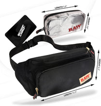 Load image into Gallery viewer, RAW® - X ROLLING PAPERS SMELL PROOF SLING BAG
