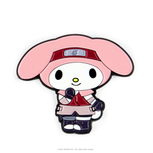 Load image into Gallery viewer, NARUTO X HELLO KITTY 1.5&quot; ENAMEL PIN SET KIDROBOT
