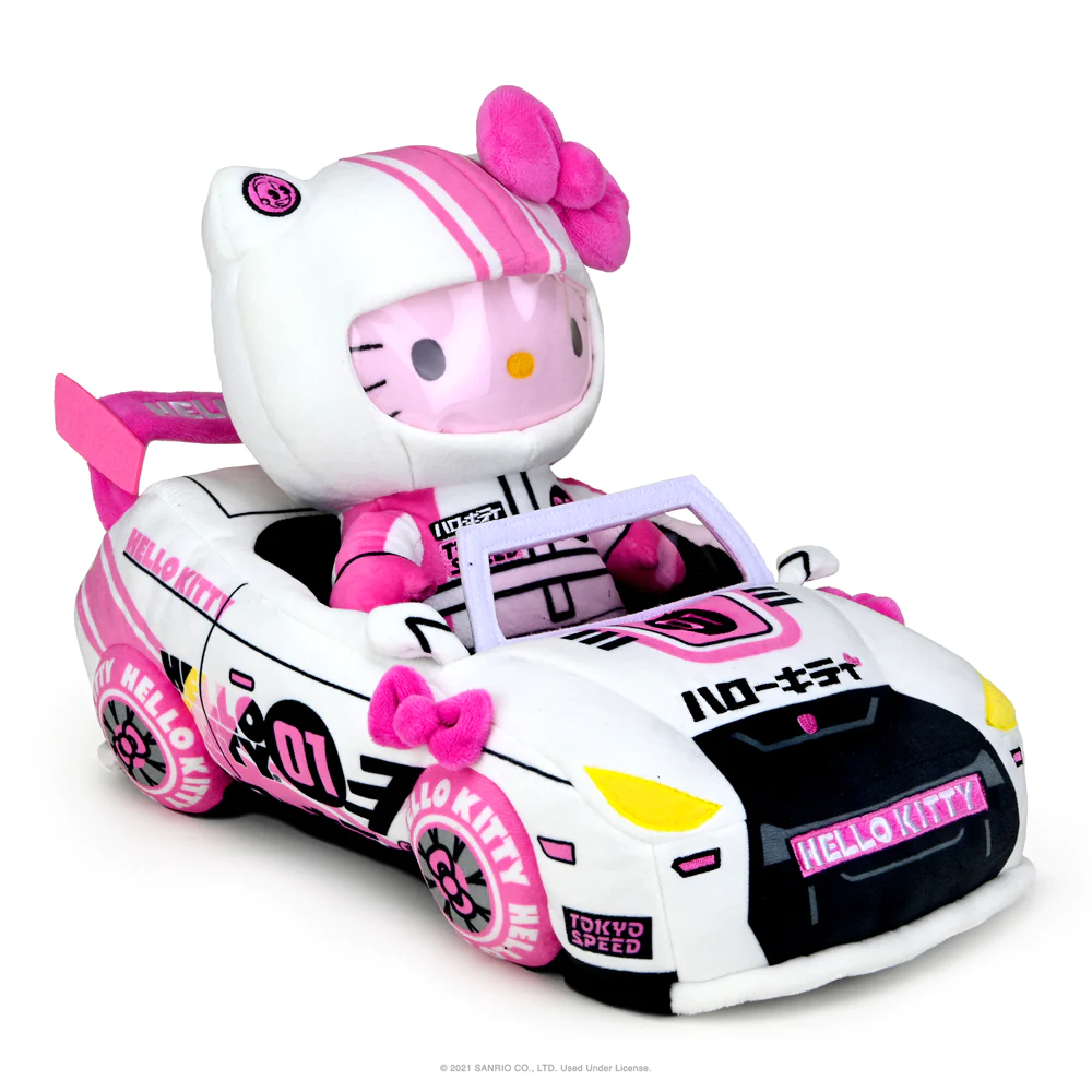 HELLO KITTY TOKYO SPEED RACER 13" MEDIUM PLUSH-"HELLO KITTY" KIDROBOT