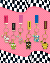 Load image into Gallery viewer, HELLO KITTY AND FRIENDS TOKYO SPEED ENAMEL KEYCHAIN ASSORTMENT KIDROBOT
